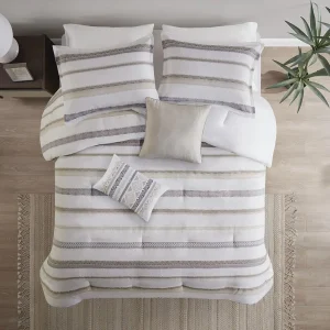 Grow Your Homes Clipped Jacquard Comforter Set