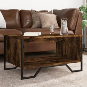 Grow Your Homes Coffee Table Smoked Oak Engineered Wood